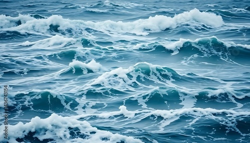 close up of a body of water with waves