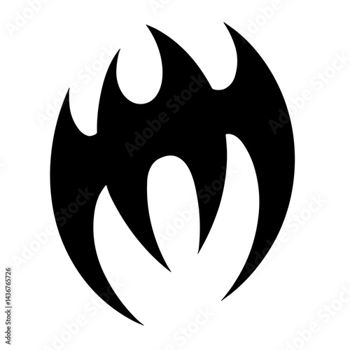 Bat symbol with dark fantasy vibe representing night adventure secret powers fantasy RPG mystery and gaming quest themes