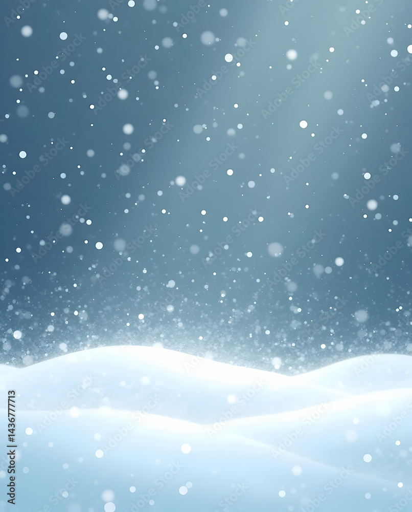 Snowstorm Icon with Flurry Patterns Snowstorm Icon with Flurry Patterns