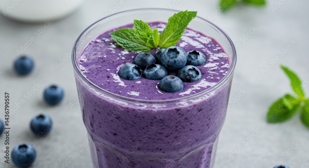 Blueberry Smoothie Photo Blueberry Smoothie Photo