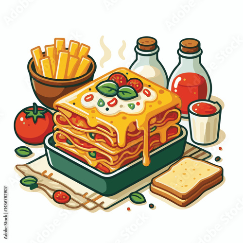 dinner, food, cuisine, lasagna, delicious, italian, traditional, meat, pasta, fresh, dish, restaurant, cheese, meal, homemade, beef, classic, sauce, basil, tomato, baked, lunch, plate, cooking, tasty,