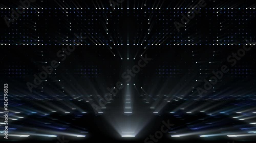 Flashing Lights Wall Background Video