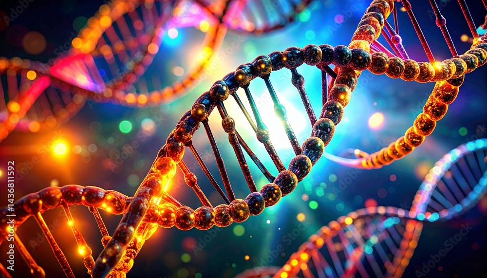 A breathtaking visual of genetic intricacy. A breathtaking visual of genetic intricacy.