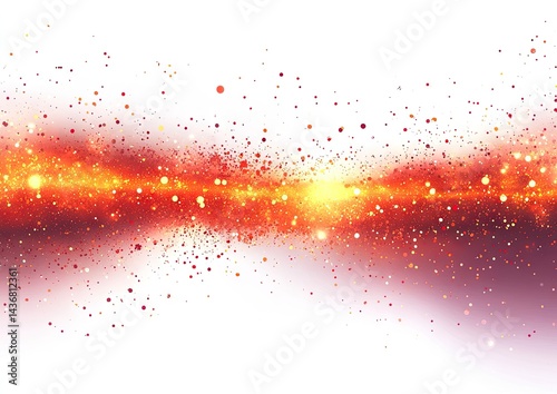 Abstract fiery explosion graphic