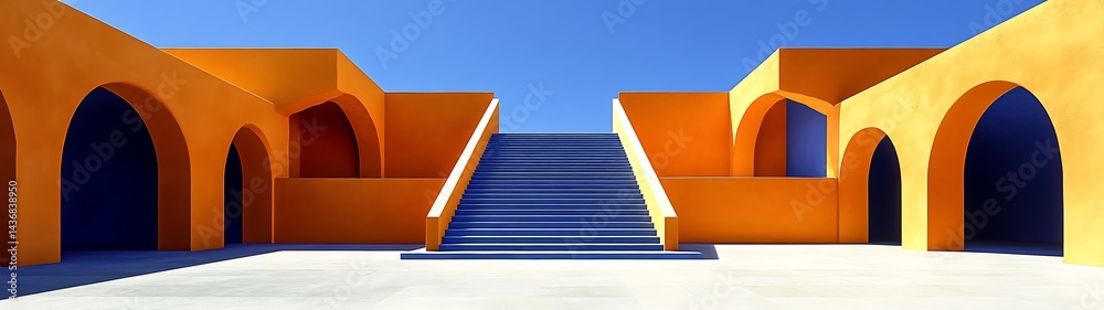 Modern Architecture Exterior Steps