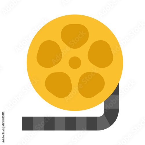 Film Reel flat icon