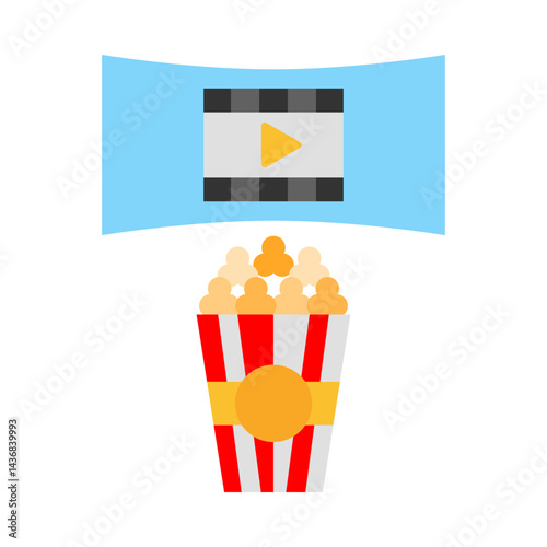 Movie Buff flat icon