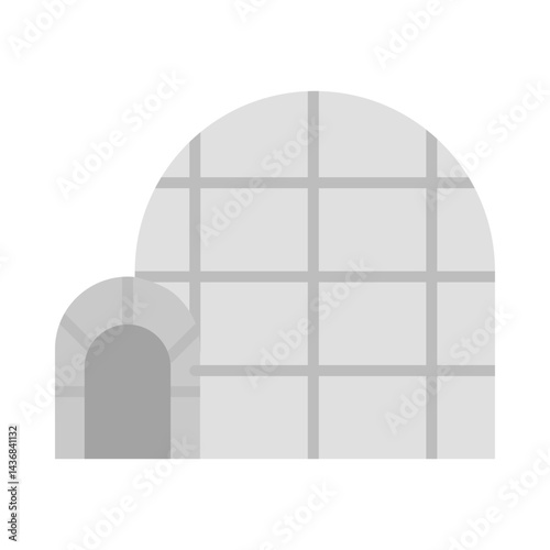 Igloo flat icon