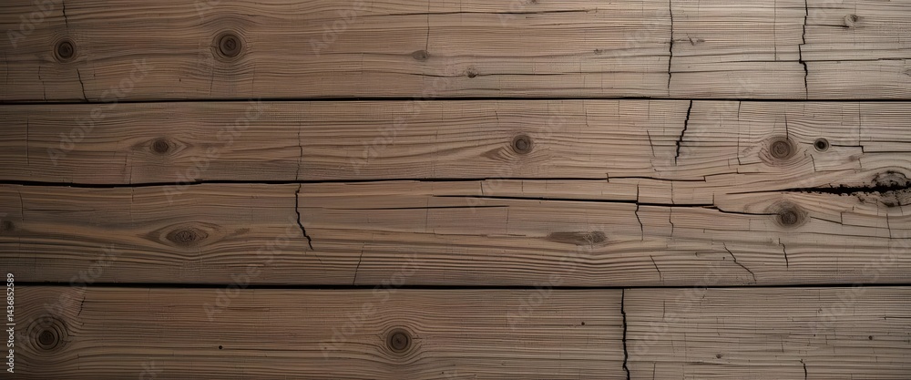 Fototapeta premium Aged Rustic Wood with Prominent Grain and Cracks