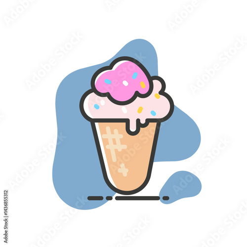 vector ice cream