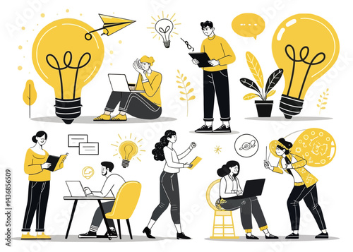 businessman with idea