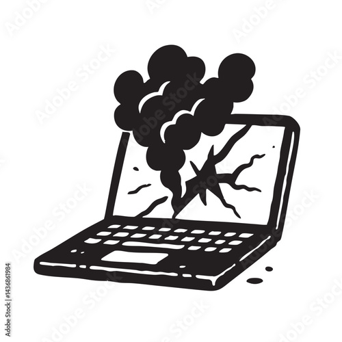 Broken Laptop