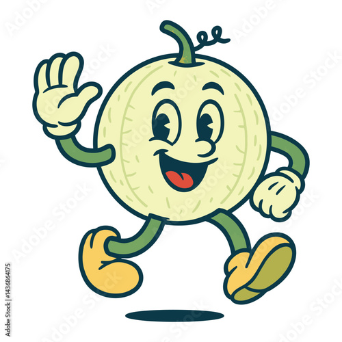 Wallpaper Mural honeydew funny cartoon mascot character Torontodigital.ca