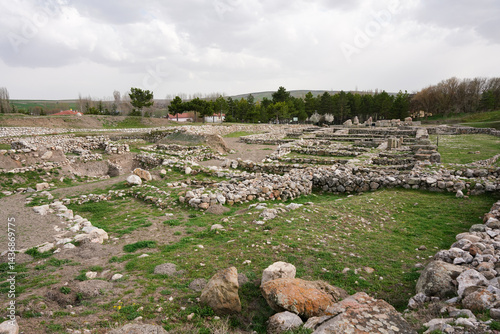 Alacahoyuk Ancient City in Corum, Turkiye photo