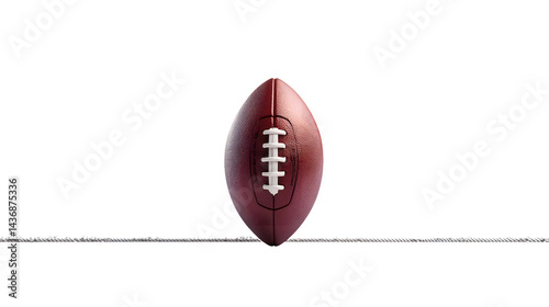 Intense College Football Players Competing at the Goal Line During Game