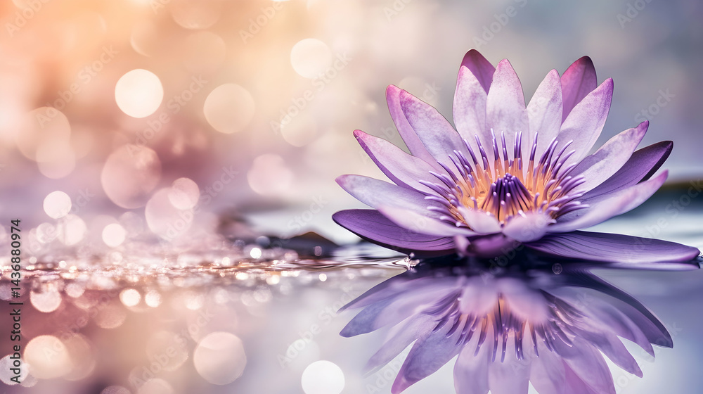 Obraz premium Delicate pastel flower soft focus image