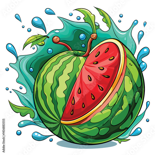 Vibrant Watermelon Splash