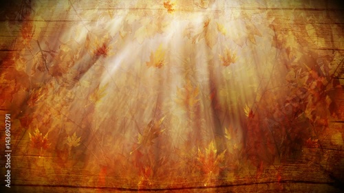 Abstract Autumn Season Background Video