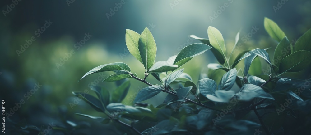 Sunlit Greenery and Leaves Sunlit Greenery and Leaves