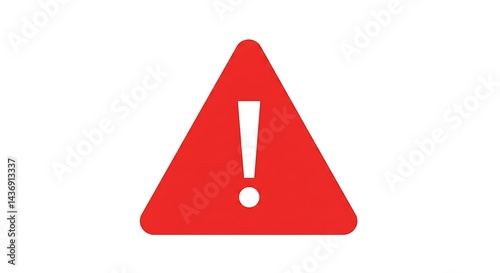 Free Download Red Warning Sign with Exclamation Mark - Attention Alert Symbol
 - GFXLoad