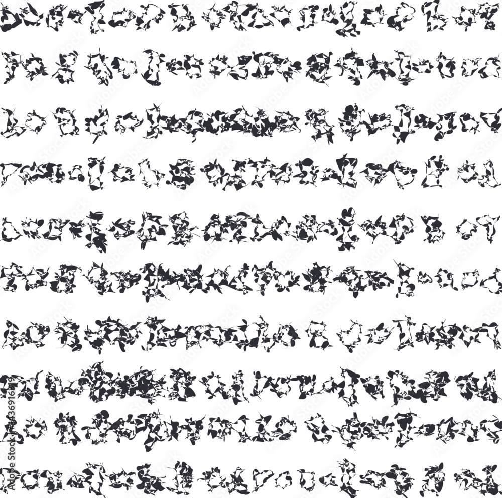 Obraz premium Noisy texture with horizontal stripes.