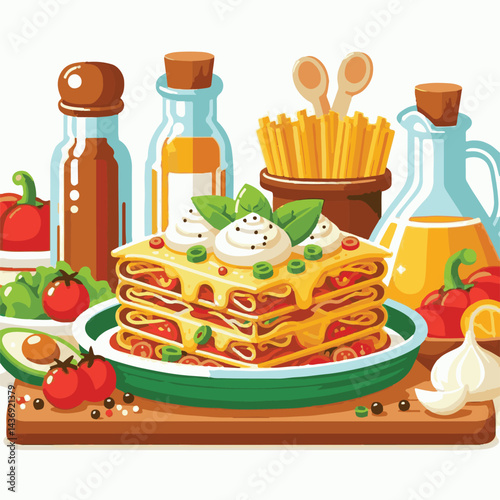 dinner, food, cuisine, lasagna, delicious, italian, traditional, meat, pasta, fresh, dish, restaurant, cheese, meal, homemade, beef, classic, sauce, basil, tomato, baked, lunch, plate, cooking, tasty,