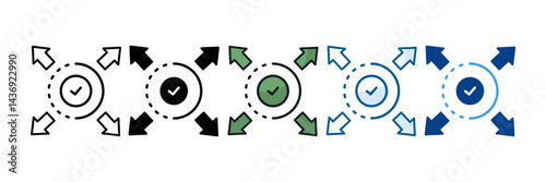 Grasping Complexity Icon Set Multiple Style Collection