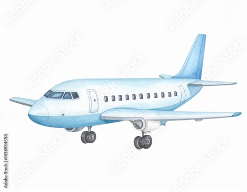 飛行機のイラスト