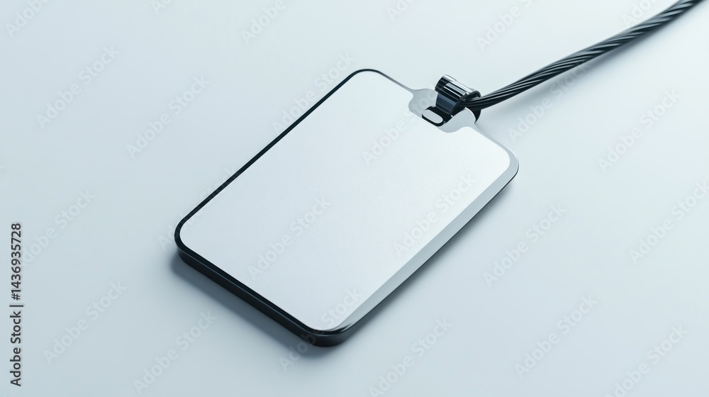 Fototapeta premium Blank identification card
