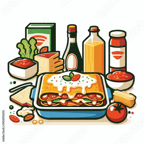 dinner, food, cuisine, lasagna, delicious, italian, traditional, meat, pasta, fresh, dish, restaurant, cheese, meal, homemade, beef, classic, sauce, basil, tomato, baked, lunch, plate, cooking, tasty,
