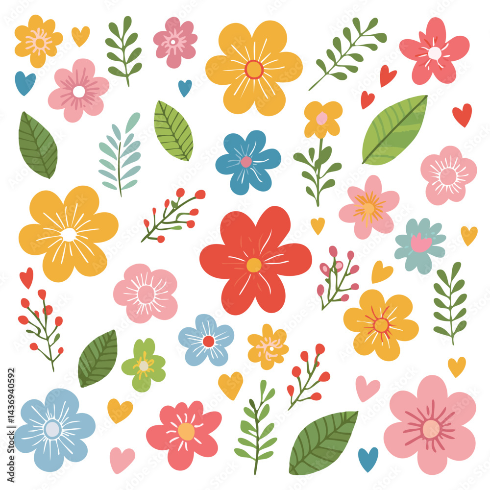 A set of floral doodle vector backgrounds perfect for creative projects. A set of floral doodle vector backgrounds perfect for creative projects.