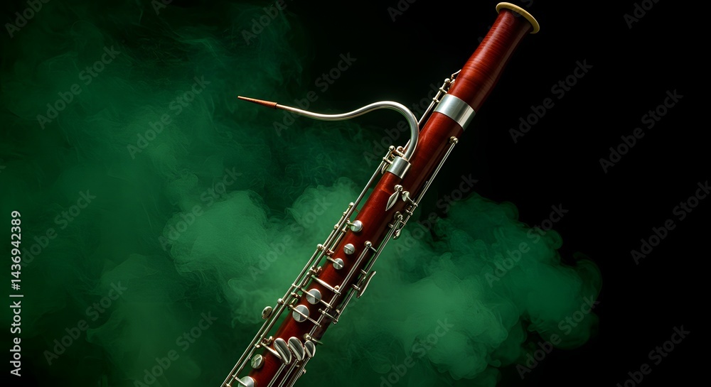 Obraz premium Bassoon in Smoke