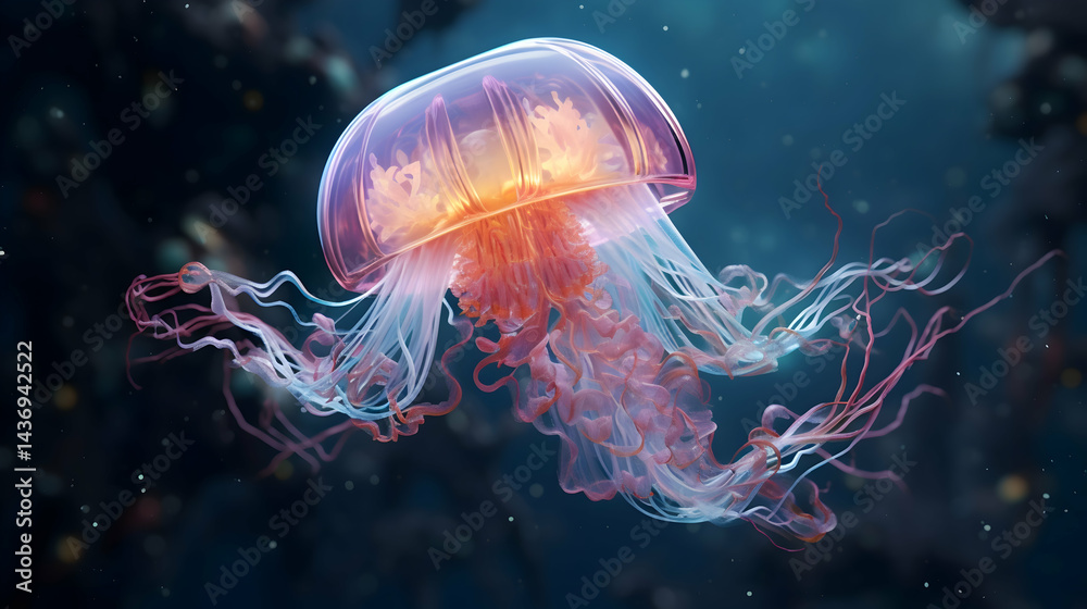 Fototapeta premium jelly fish in aquarium