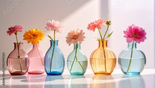 美しい花のディスプレー