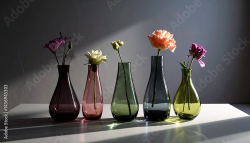 美しい花のディスプレー