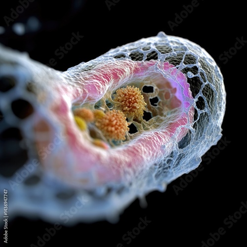 A microorganism: microscopic entity, unicellular germ, tiny life, invisible cell, single organism, minute pathogen, biological form, microbial being, small creature, living unit.