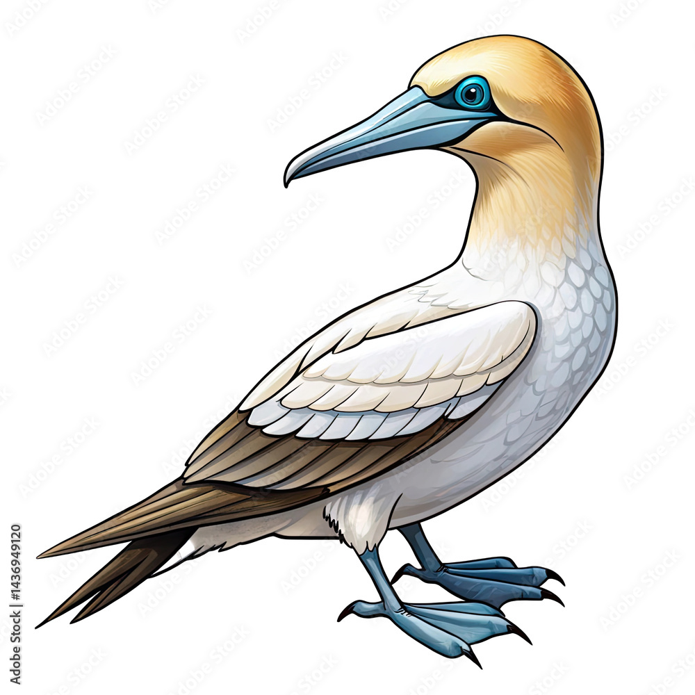 Obraz premium black crowned night heron