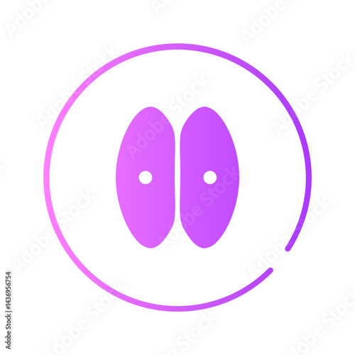 cell division gradient icon