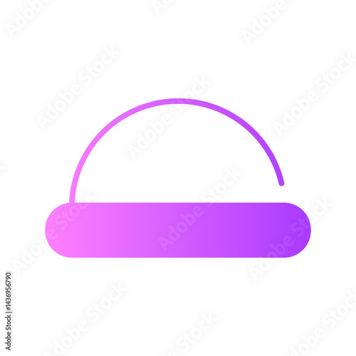 diaphragm gradient icon