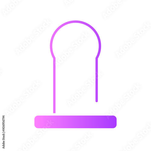 female condom gradient icon