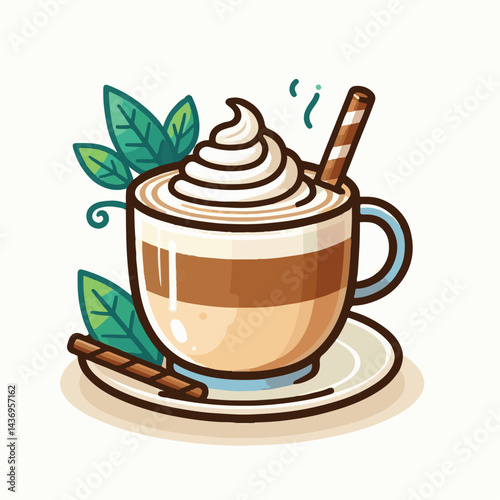 latte, drink, cafe, coffee, beverage, cup, milk, aroma, caffeine, hot, espresso, white, breakfast, cappuccino, background, mug, cream, brown, food, art, isolated, morning, design, fresh, foam, mocha, 
