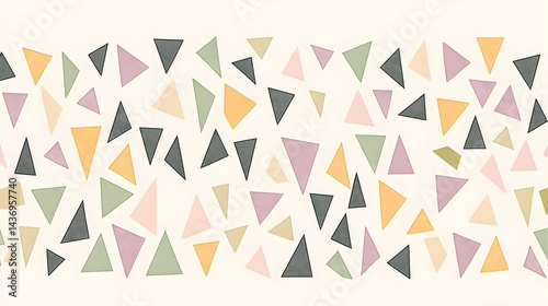 Free Download Abstract Pastel Triangle Scatter Pattern Background - GFXLoad