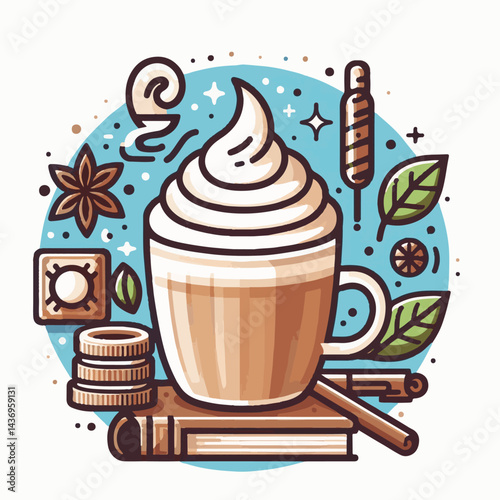 latte, drink, cafe, coffee, beverage, cup, milk, aroma, caffeine, hot, espresso, white, breakfast, cappuccino, background, mug, cream, brown, food, art, isolated, morning, design, fresh, foam, mocha, 