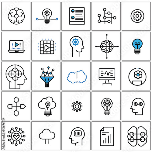 Professional Business Icons  Editable Vector Pack for Presentations and Web Design

