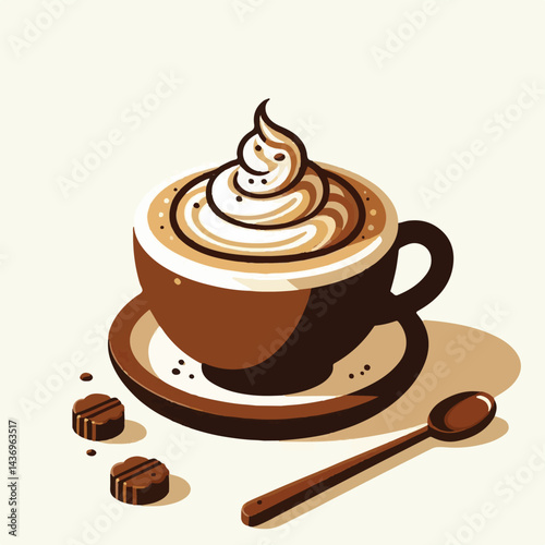 latte, drink, cafe, coffee, beverage, cup, milk, aroma, caffeine, hot, espresso, white, breakfast, cappuccino, background, mug, cream, brown, food, art, isolated, morning, design, fresh, foam, mocha, 