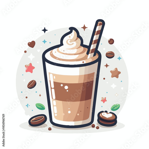 latte, drink, cafe, coffee, beverage, cup, milk, aroma, caffeine, hot, espresso, white, breakfast, cappuccino, background, mug, cream, brown, food, art, isolated, morning, design, fresh, foam, mocha, 