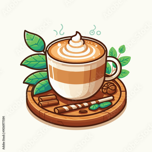 latte, drink, cafe, coffee, beverage, cup, milk, aroma, caffeine, hot, espresso, white, breakfast, cappuccino, background, mug, cream, brown, food, art, isolated, morning, design, fresh, foam, mocha, 