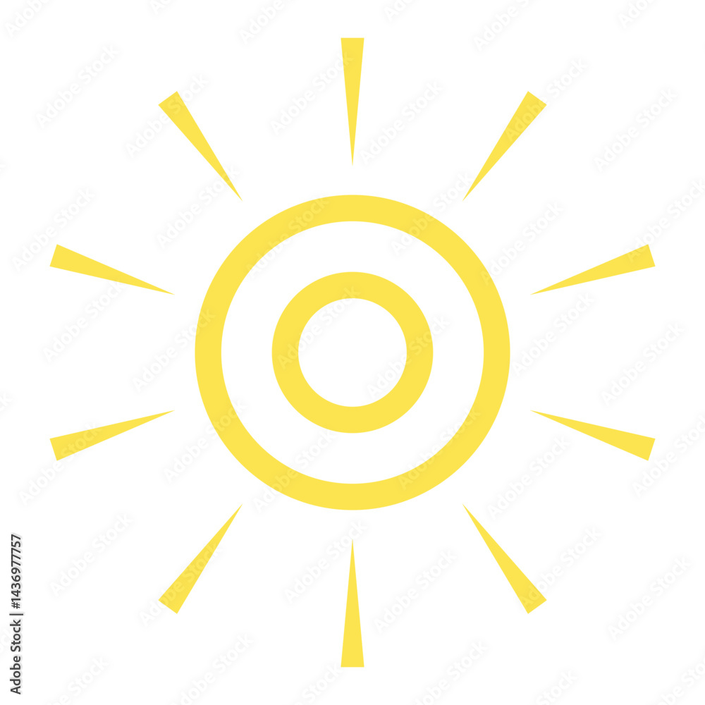 Sun Icon Element Sun Icon Element