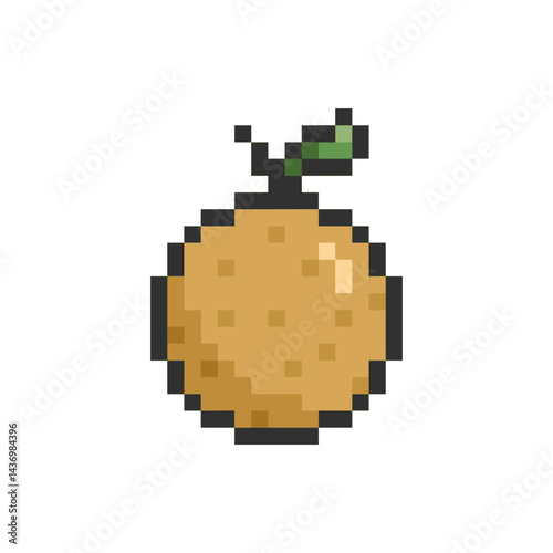fruit cute retro pixel art