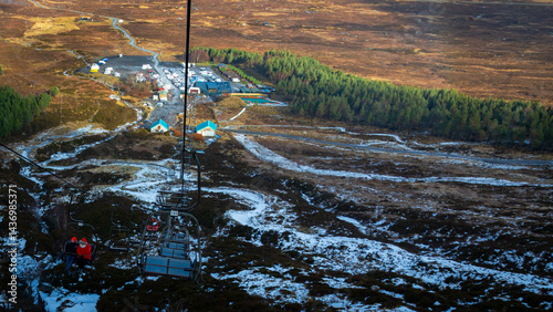 Ski Lift Ride Over Glencoe’s Snowy Slopes | Highland Winter Views. 